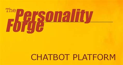 Find botmasters and discover chatbots you haven't chatted with before. . Personality forge adult